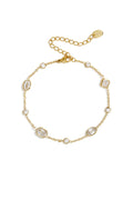 Bracelets à breloques en acier inoxydable, forme géométrique, collection Simple Daily Simple, bijoux pour femmes