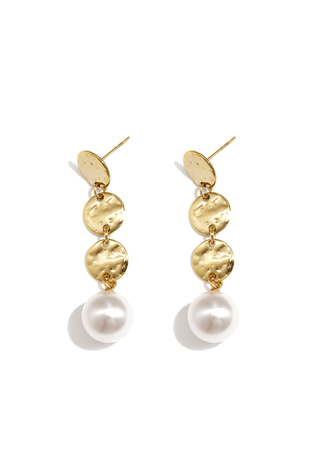 Boucles d'oreilles pendantes en acier inoxydable