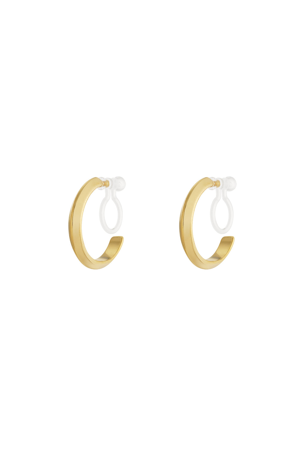 Boucles d'oreilles créoles à clip