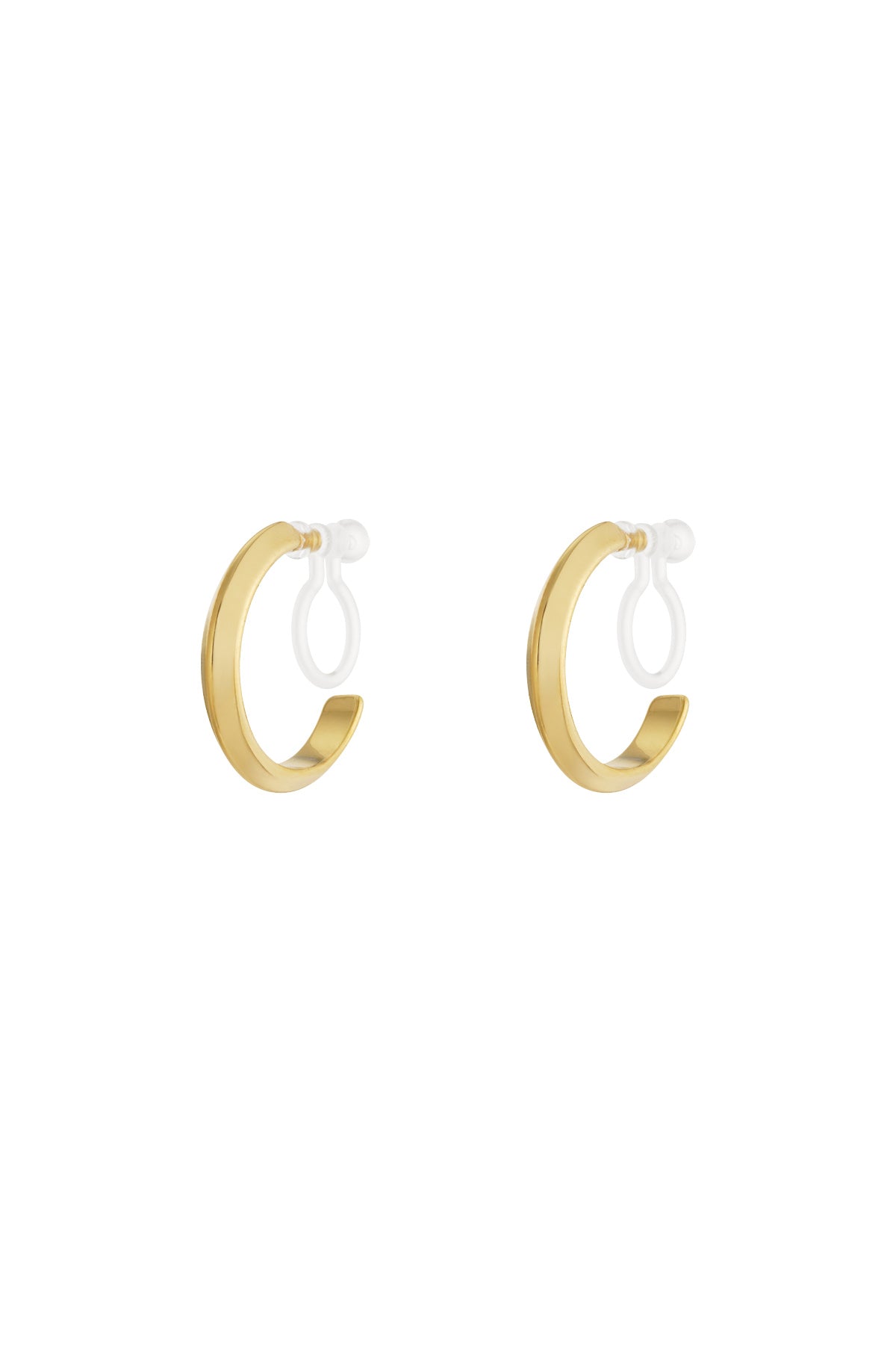 Boucles d'oreilles créoles à clip