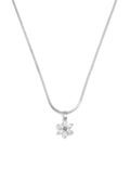Colliers pendentifs en acier inoxydable, collection Fleur Simple Daily Simple, bijoux pour femmes