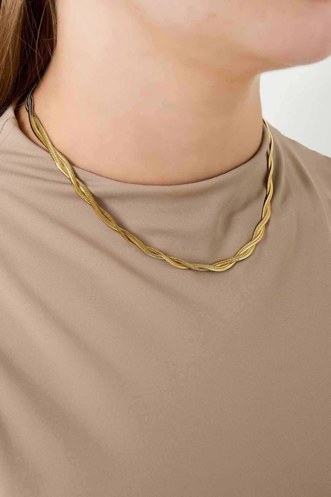 Collier Chaîne Décontractée Acier Inoxydable - Simple Daily Series & Élégance Quotidienne Femme