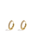 Boucles d'oreilles créoles en acier inoxydable,