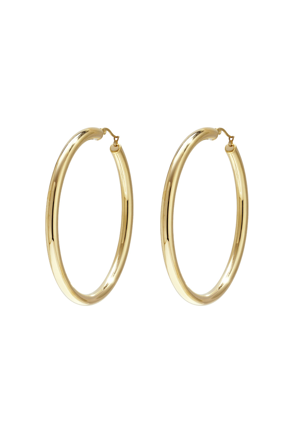Boucles d'oreilles créoles en acier inoxydable