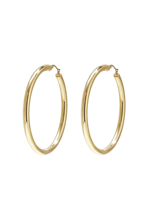 Boucles d'oreilles créoles en acier inoxydable