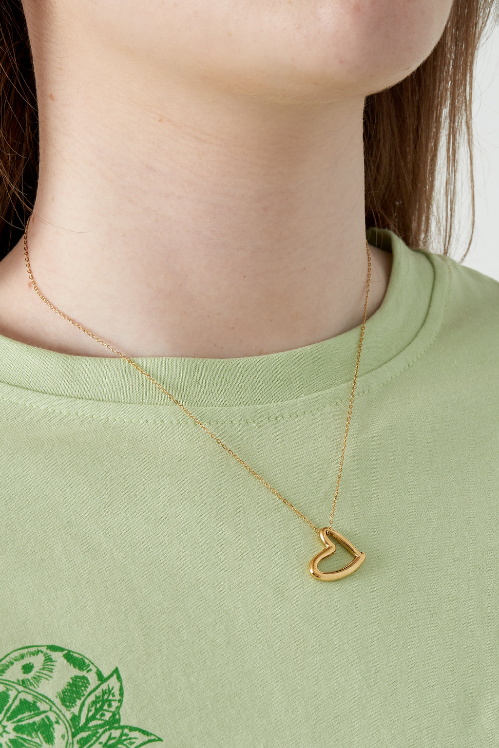 Collier mini coeur Acier Inoxydable