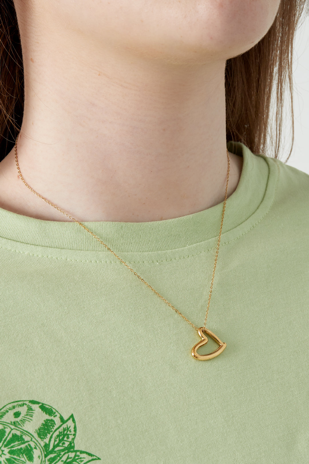 Collier mini coeur Acier Inoxydable