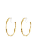 Boucles d'oreilles à clip Twist Hoops