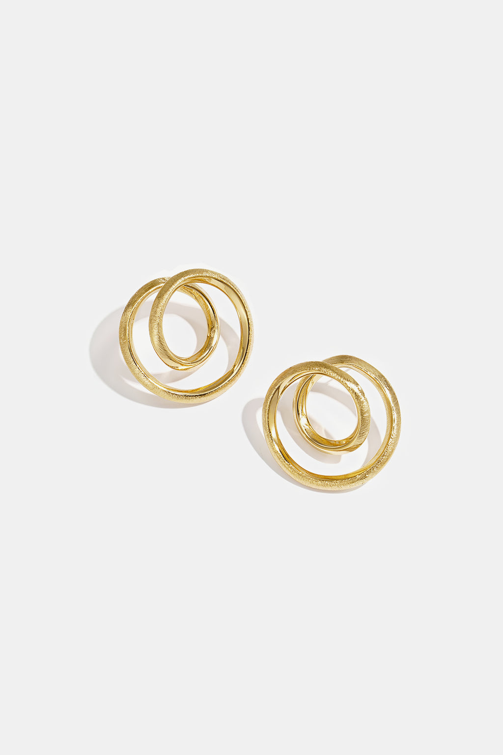 Boucles d'oreilles à effet spirale