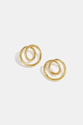 Boucles d'oreilles à effet spirale