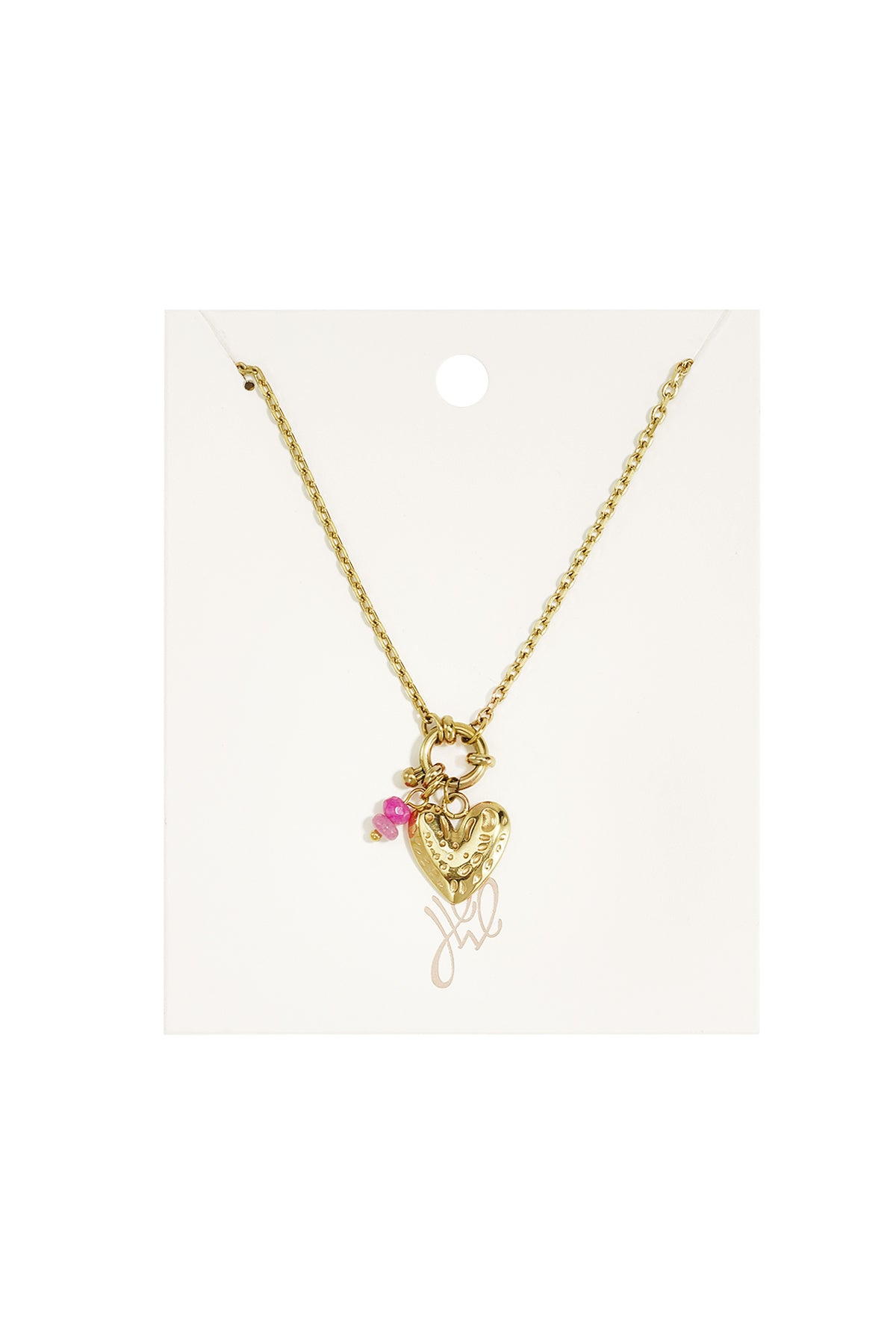 Colliers pendentifs en acier inoxydable en forme de cœur, collection Daily Simple, bijoux pour femmes