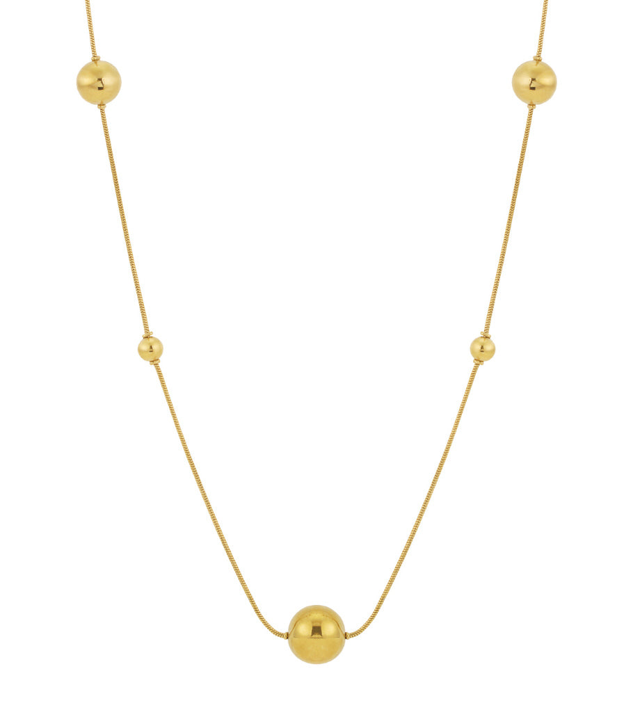 Collier long de perles