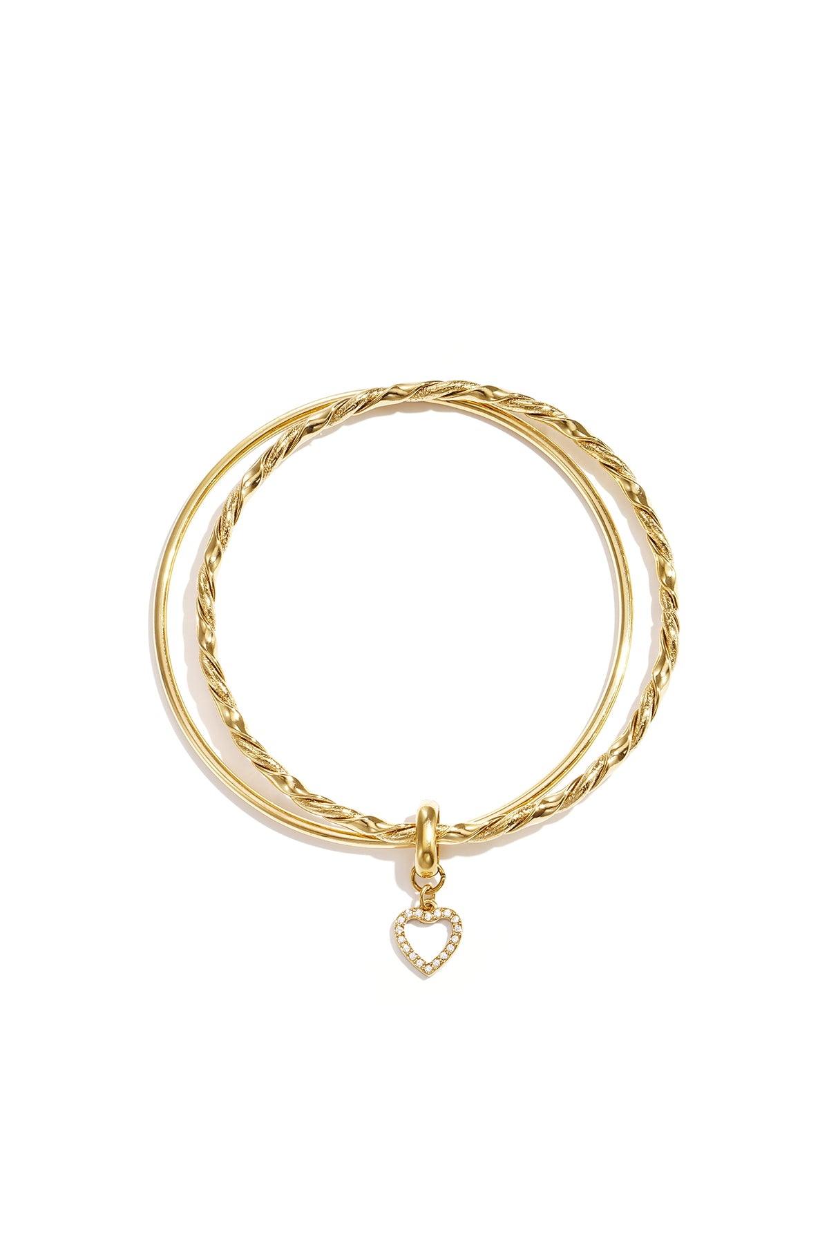 Bracelets avec breloque fleur acier inoxydable