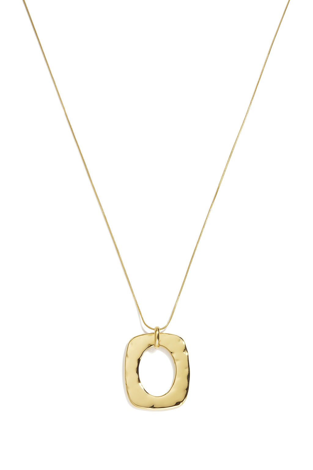 Collier Long Géométriqueaudace Minimaliste & - Doré - Bijoumani