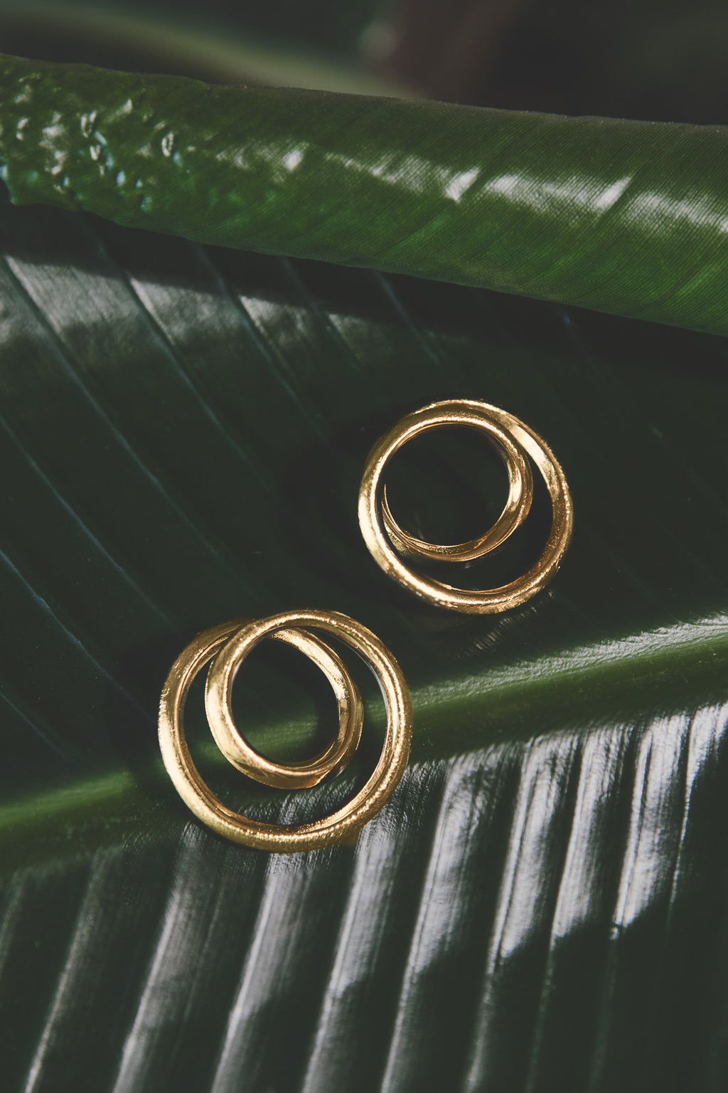 Boucles d'oreilles à effet spirale