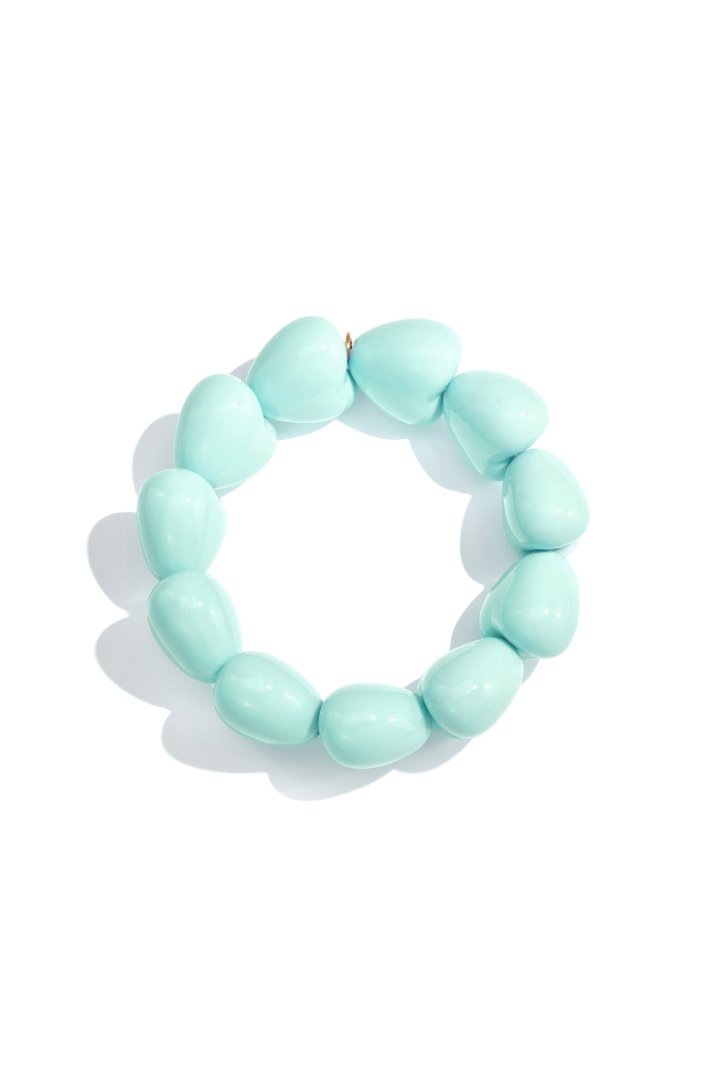 Bracelet en forme de grand cœur à 11 perles