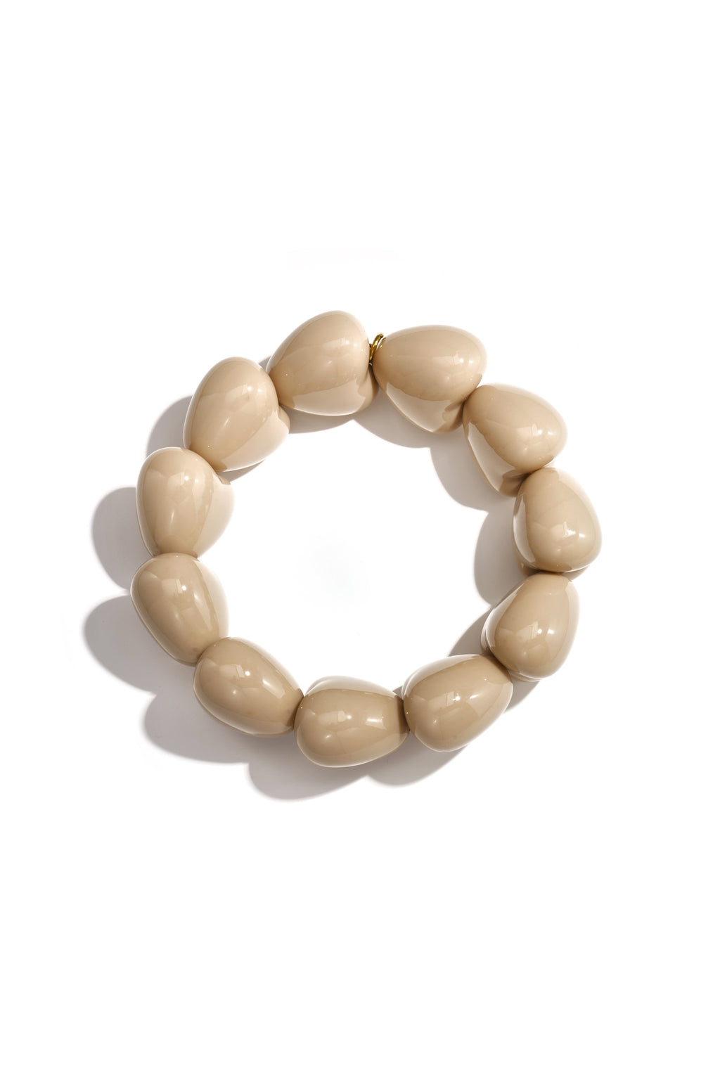 Bracelet en forme de grand cœur à 11 perles