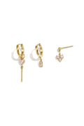 Boucles d'oreilles en acier inoxydable style cœur collection Daily Simple bijoux pour femmes