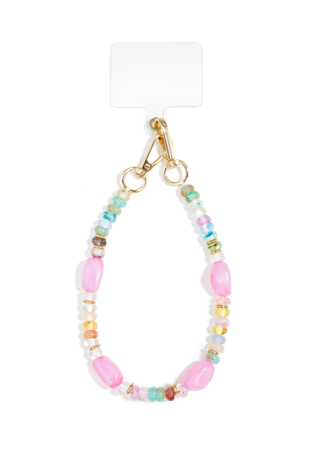 Chaîne de téléphone en perles acryliques simples, accessoires du quotidien