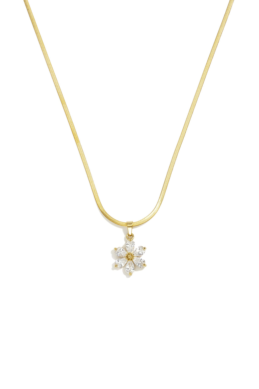 Colliers pendentifs en acier inoxydable, collection Fleur Simple Daily Simple, bijoux pour femmes