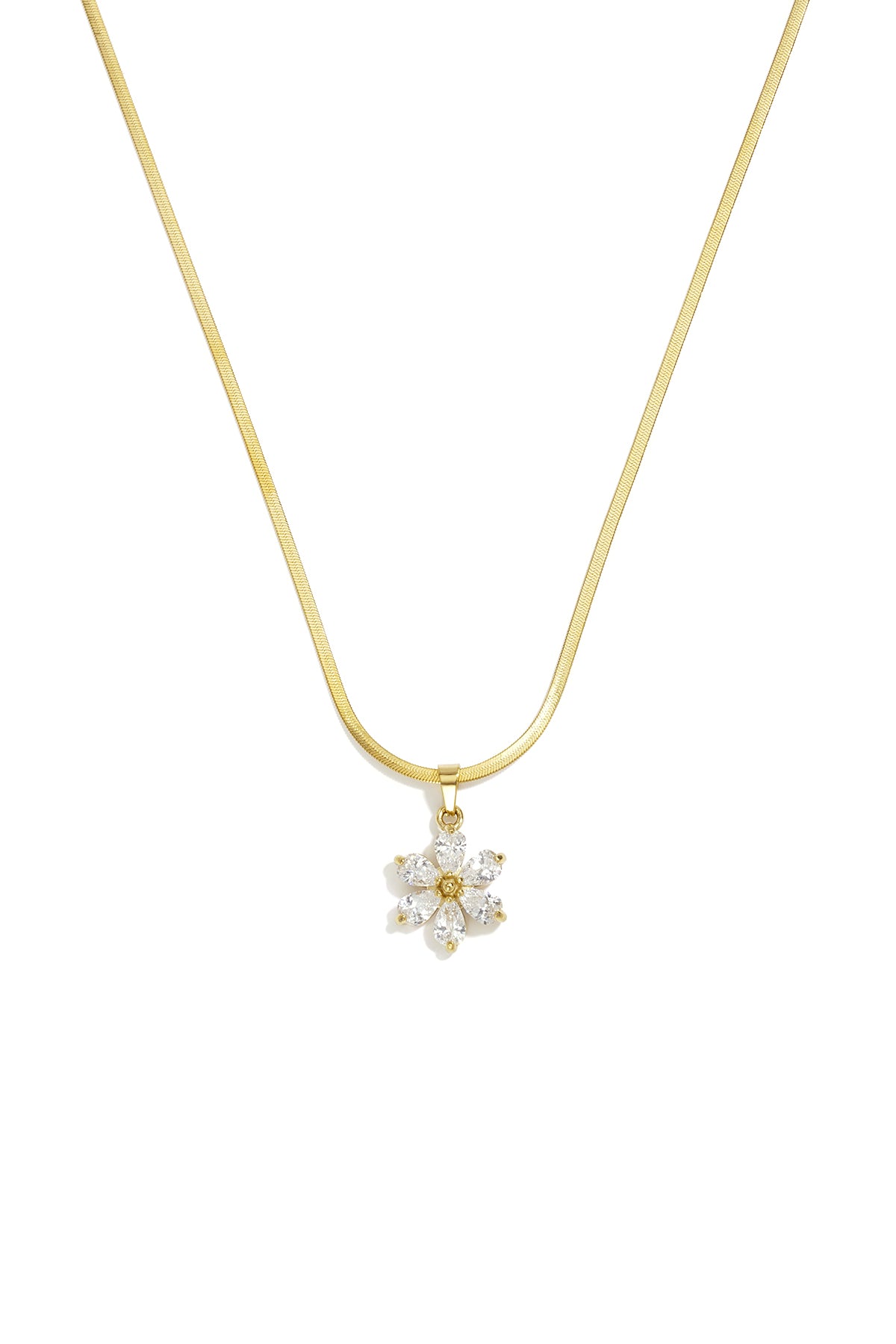 Colliers pendentifs en acier inoxydable, collection Fleur Simple Daily Simple, bijoux pour femmes