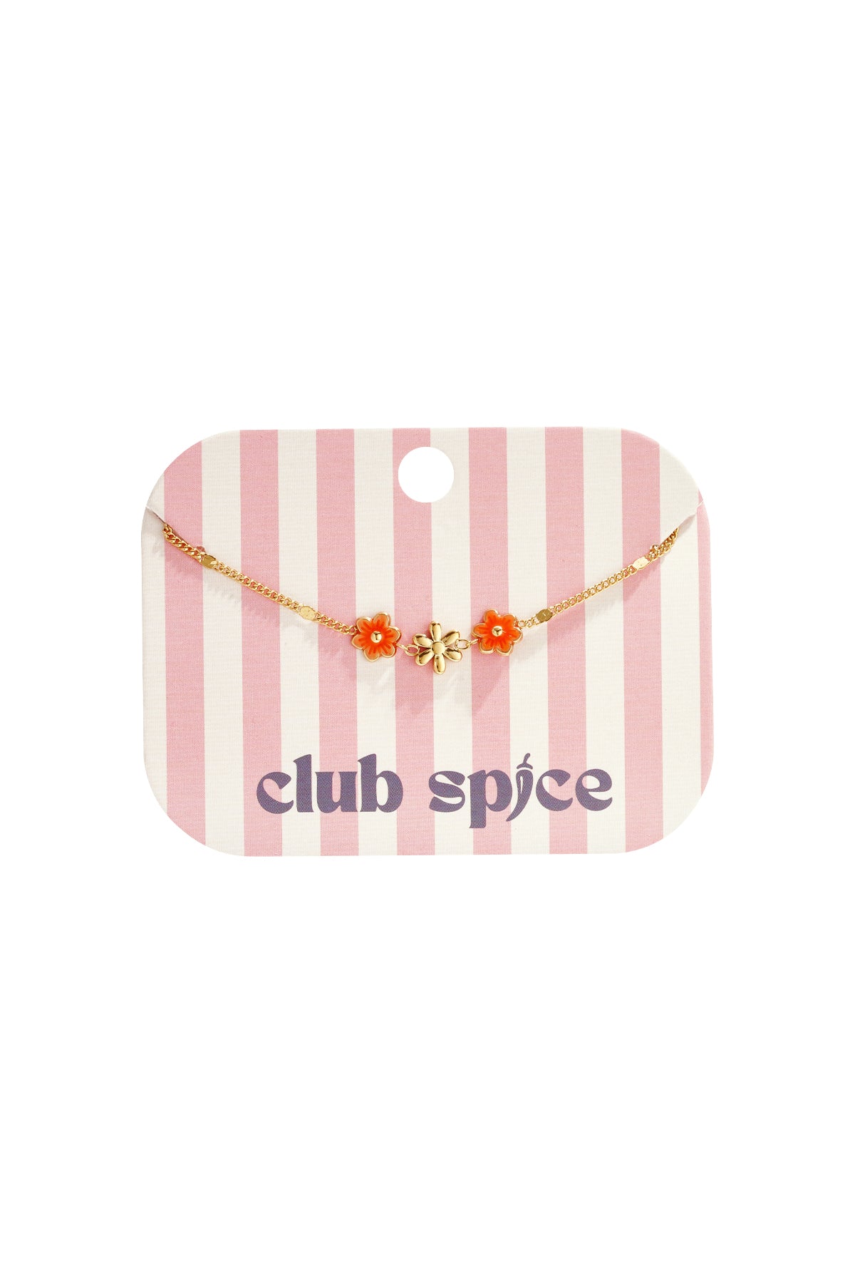 Bracelet orné de fleurs colorées