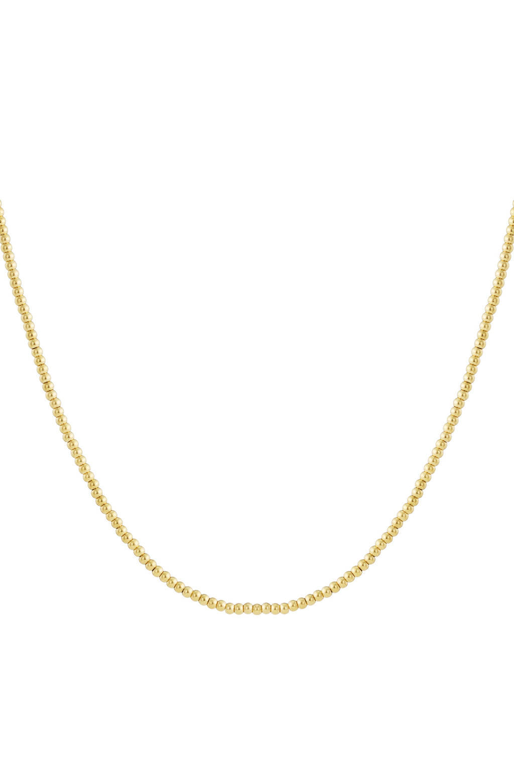 Collier de perles solides - 4 mm