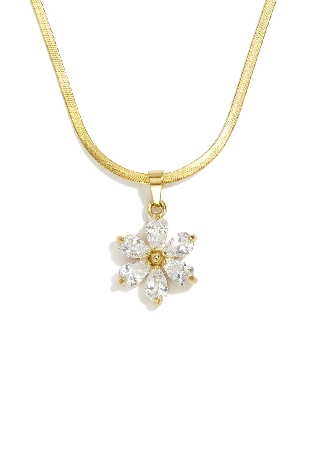 Colliers pendentifs en acier inoxydable, collection Fleur Simple Daily Simple, bijoux pour femmes