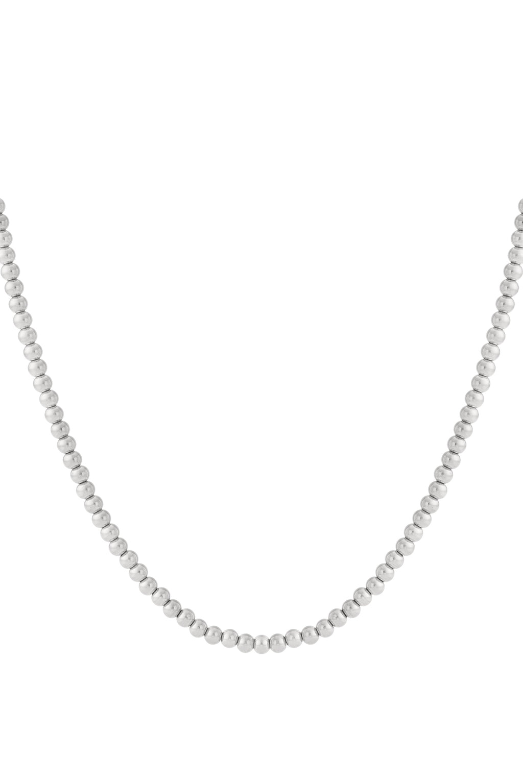 Collier de perles solides - 6 mm