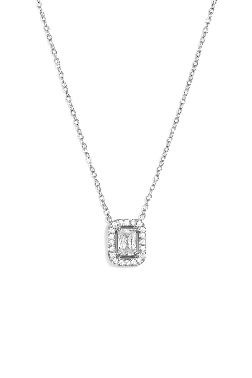 Colliers pendentifs en acier inoxydable, forme géométrique, collection simple pour le quotidien, bijoux pour femmes