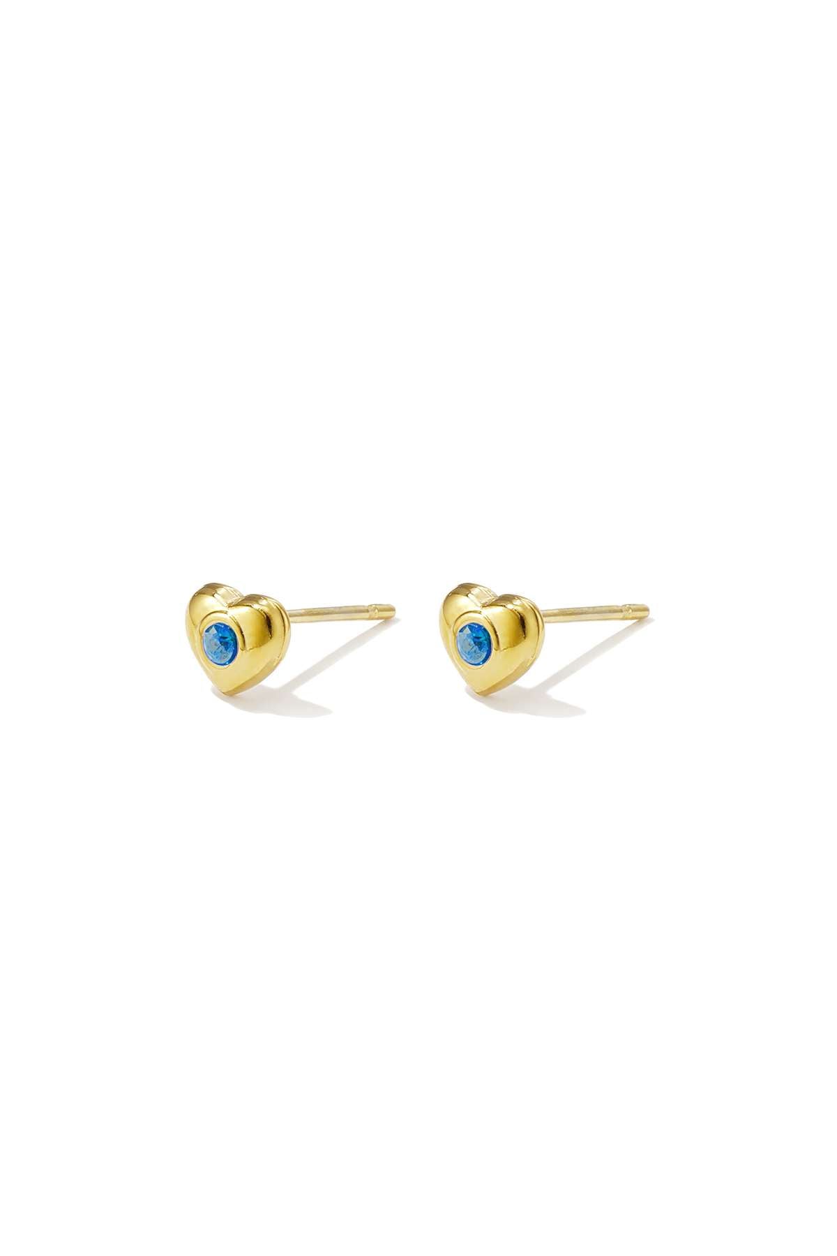 Boucles d'oreilles puces en acier inoxydable en forme de cœur, collection Daily Simple, bijoux pour femmes