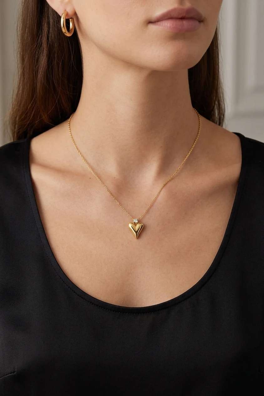 Collier Pendentif Cœur