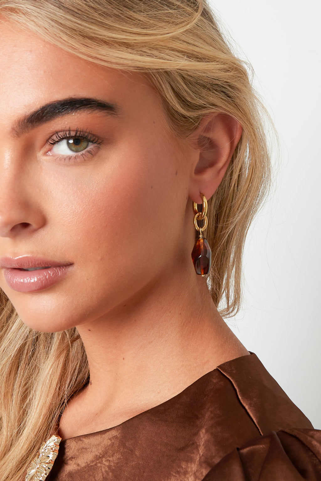 Boucles d'oreilles pendantes de forme irrégulière, série Casual Daily Simple, bijoux pour femmes