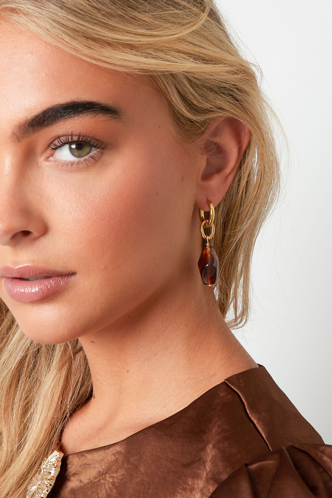 Boucles d'oreilles pendantes de forme irrégulière, série Casual Daily Simple, bijoux pour femmes