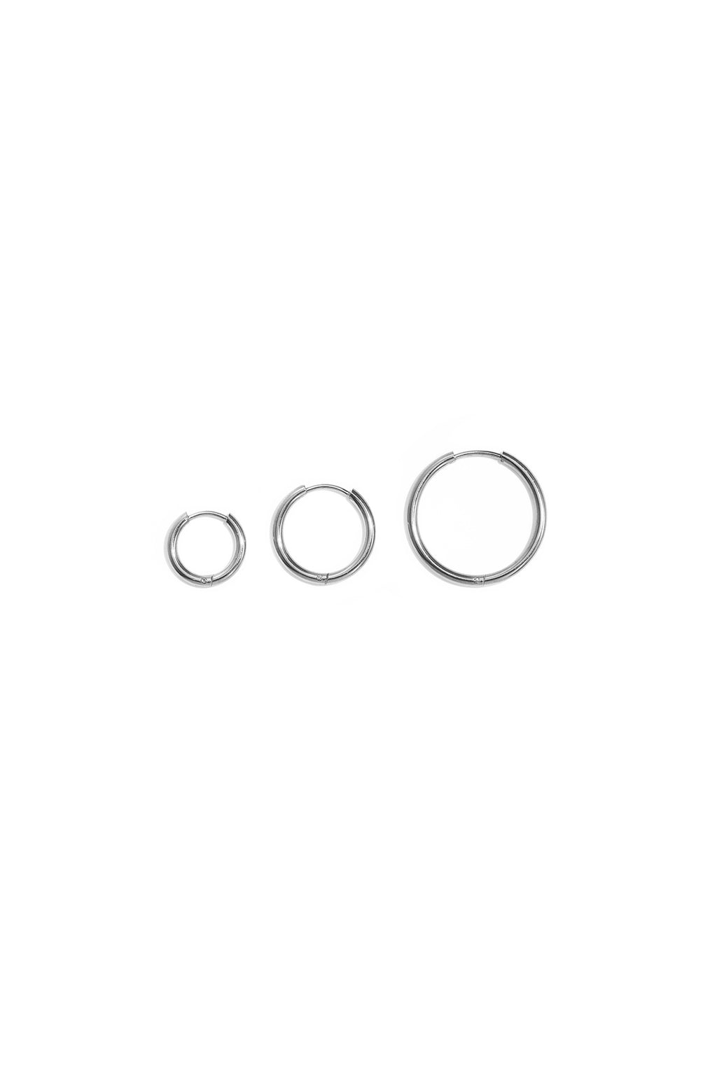 Boucles d'oreilles en acier inoxydable, forme géométrique