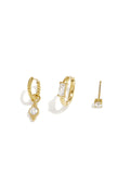 Boucles d'oreilles en acier inoxydable, forme géométrique, collection simple pour le quotidien, bijoux pour femmes