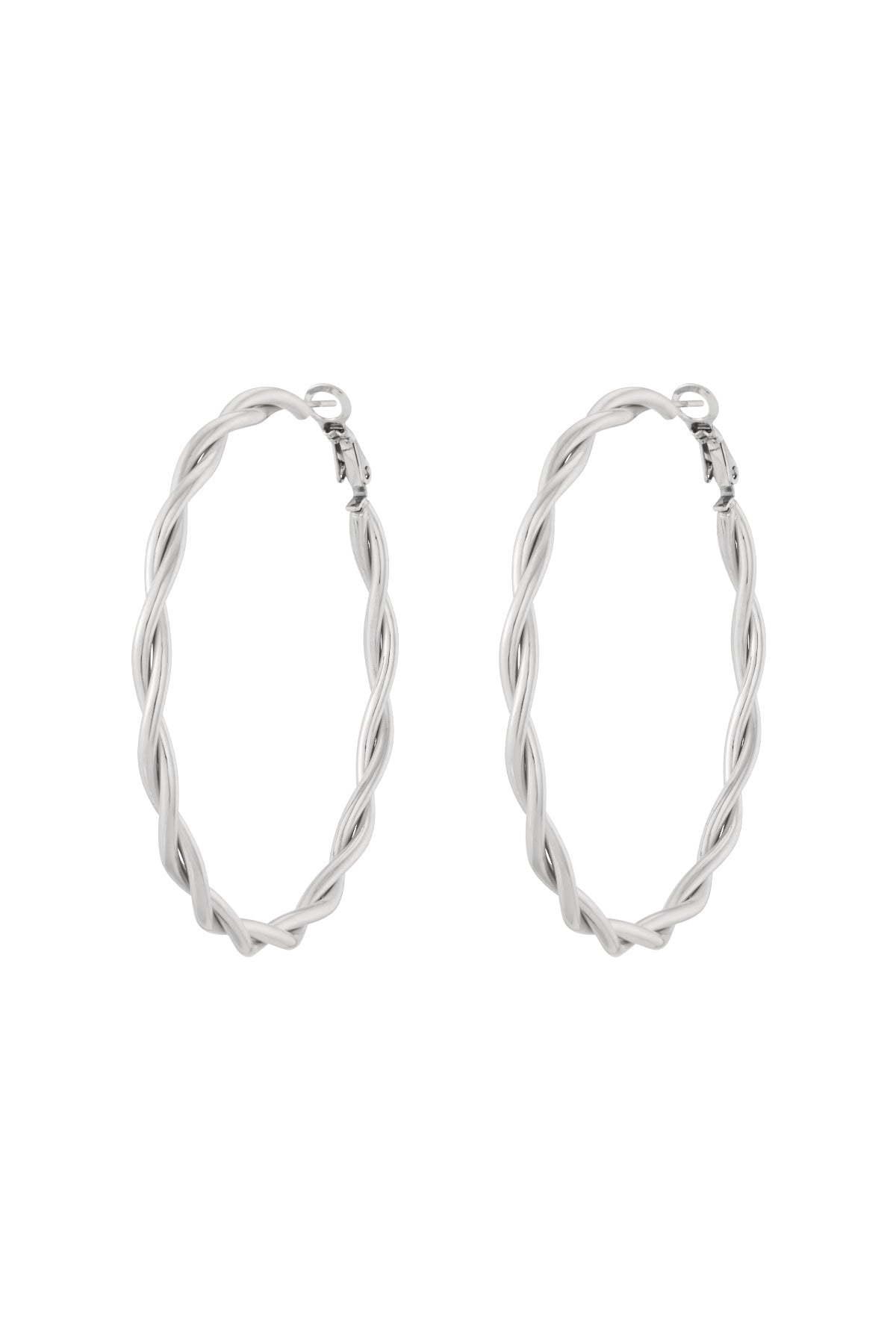 Boucles d'oreilles créoles torsadées - Bijoumani
