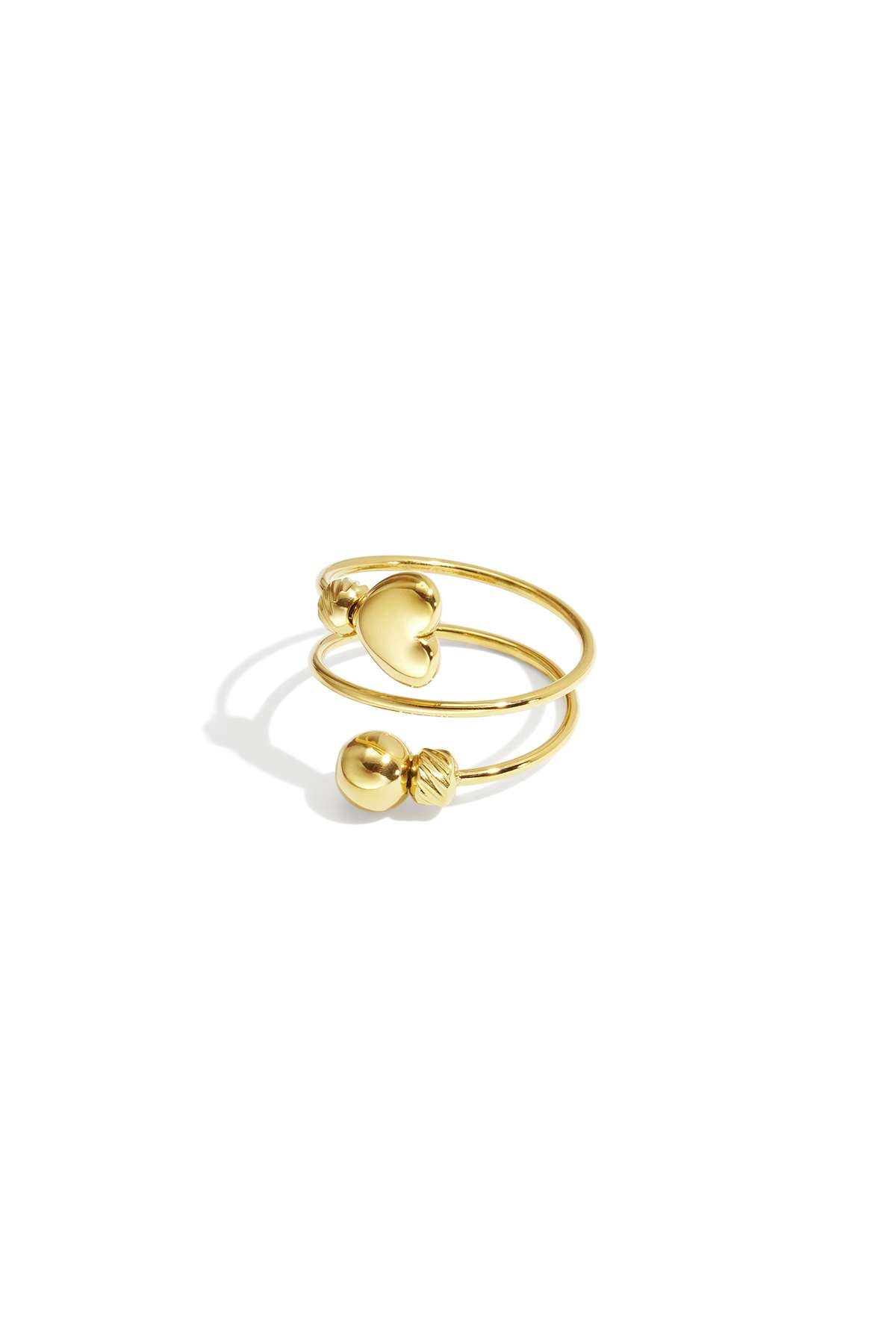 Bague Cœur Minimaliste Ajustable - Symbole d'Amour & Port Quotidien Femme - Bijoumani