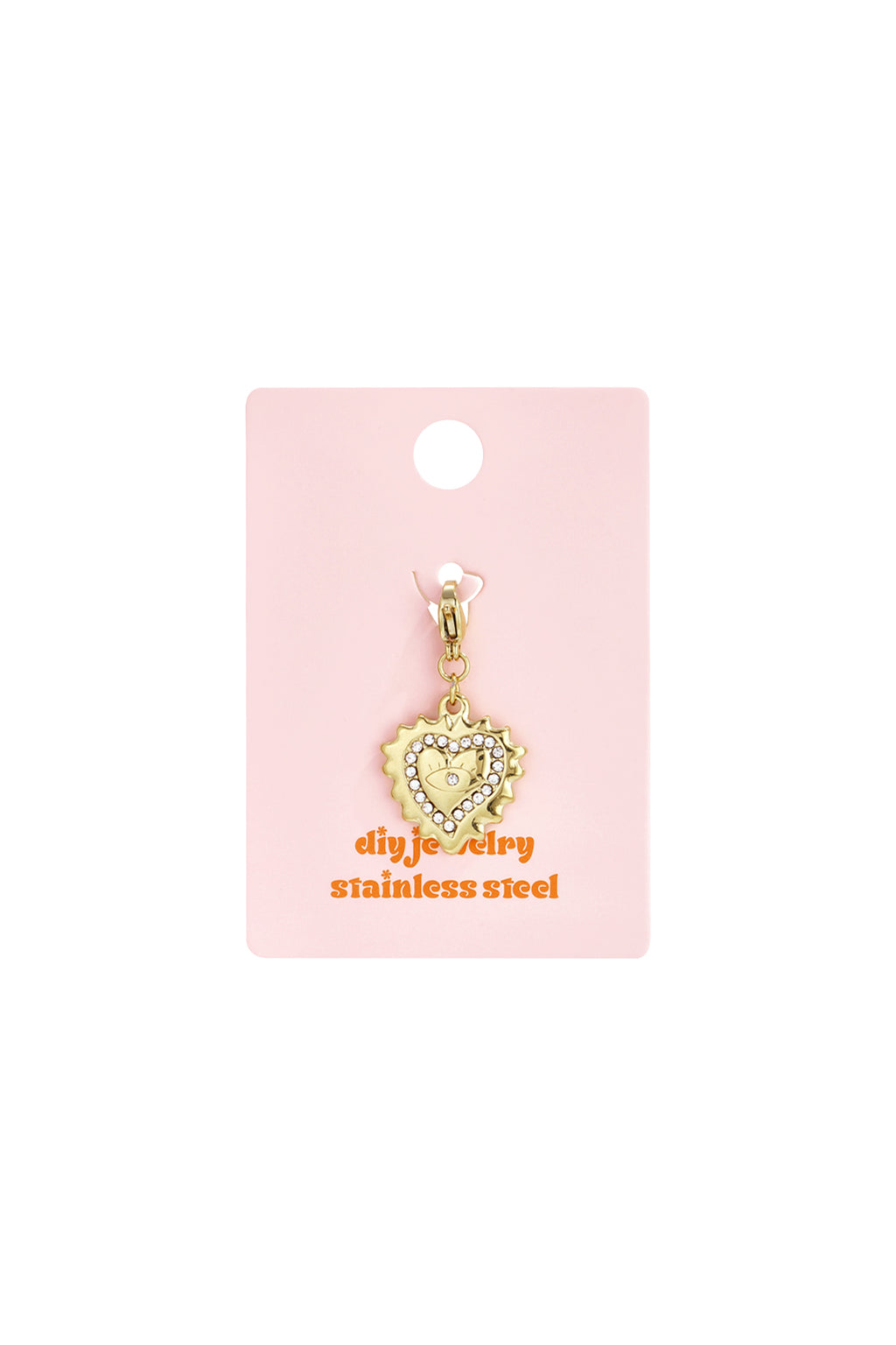 Apprêts de bijoux en acier inoxydable Œil du diable Collection Simple et Décontractée pour femmes