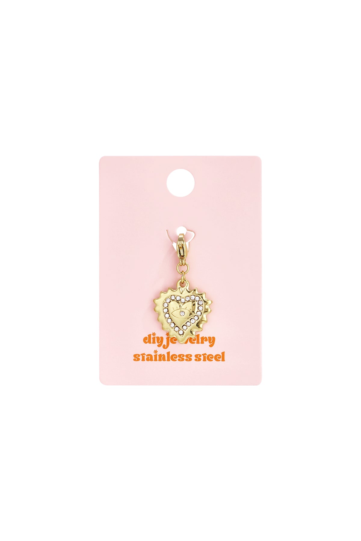 Apprêts de bijoux en acier inoxydable Œil du diable Collection Simple et Décontractée pour femmes