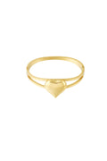 Bracelet double coeur