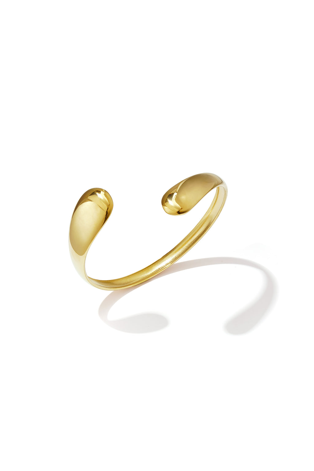 Bracelet manchette en acier inoxydable, forme irrégulière, collection Simple Daily Simple, bijoux pour femmes