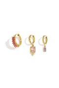 Boucles d'oreilles en acier inoxydable, forme géométrique, collection simple pour le quotidien, bijoux pour femmes