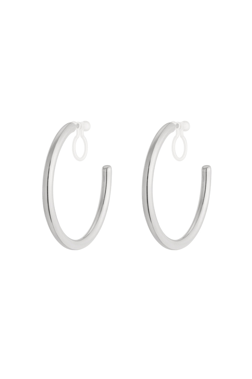 Boucles d'oreilles créoles classiques à clip