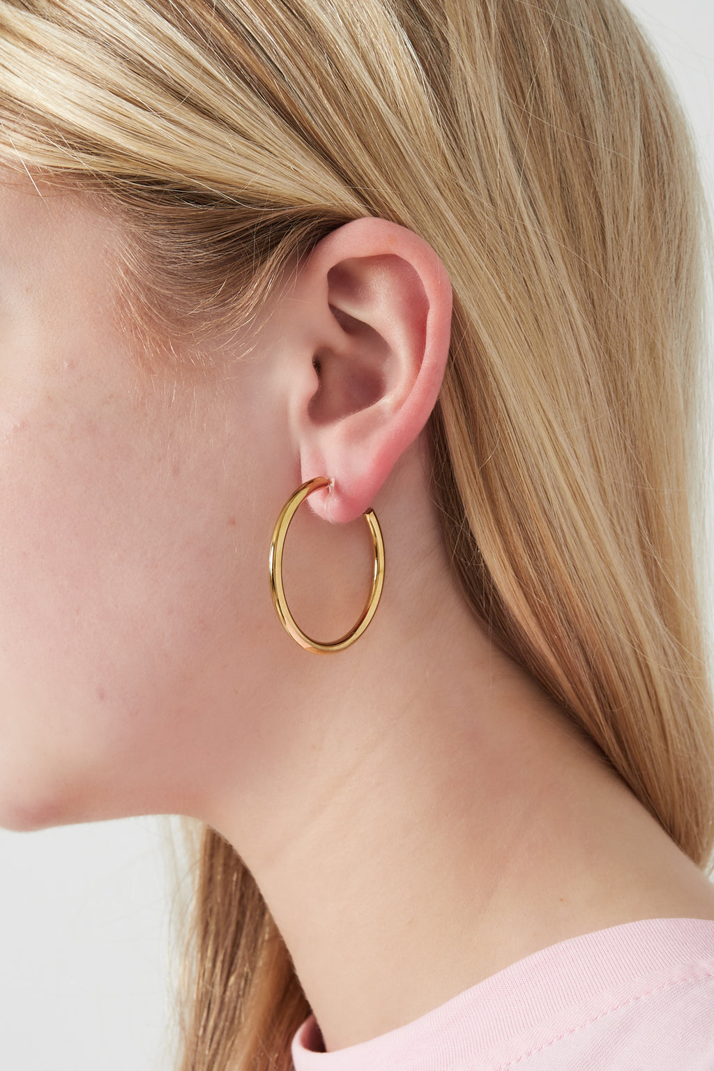 Boucles d'oreilles créoles classiques à clip