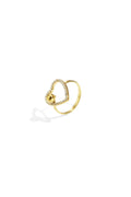 Bague Cœur Strass Ajustable - Éclat Scintillant & Style Romantique Femme - Bijoumani