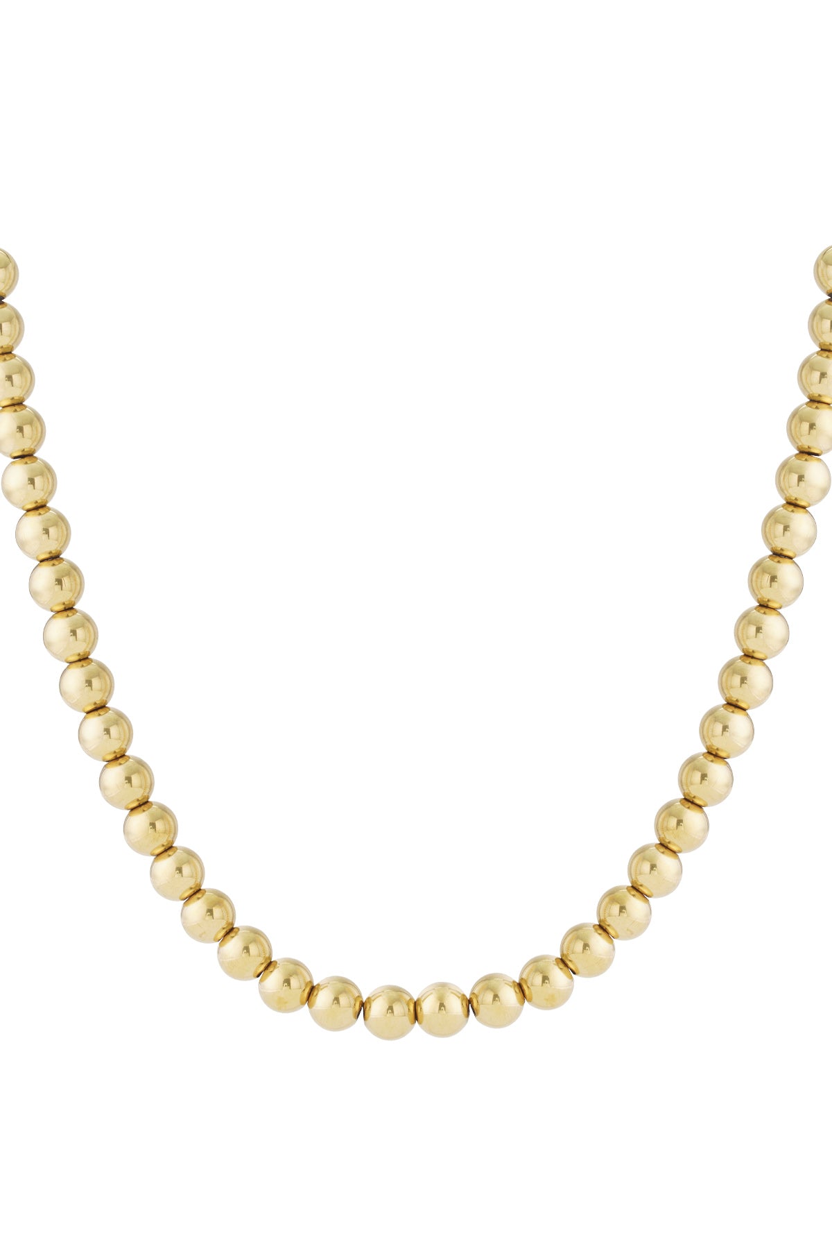 Collier de perles creuses - 12 mm