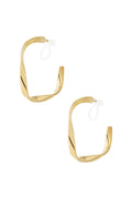Boucles d'oreilles à clip grandes courbes