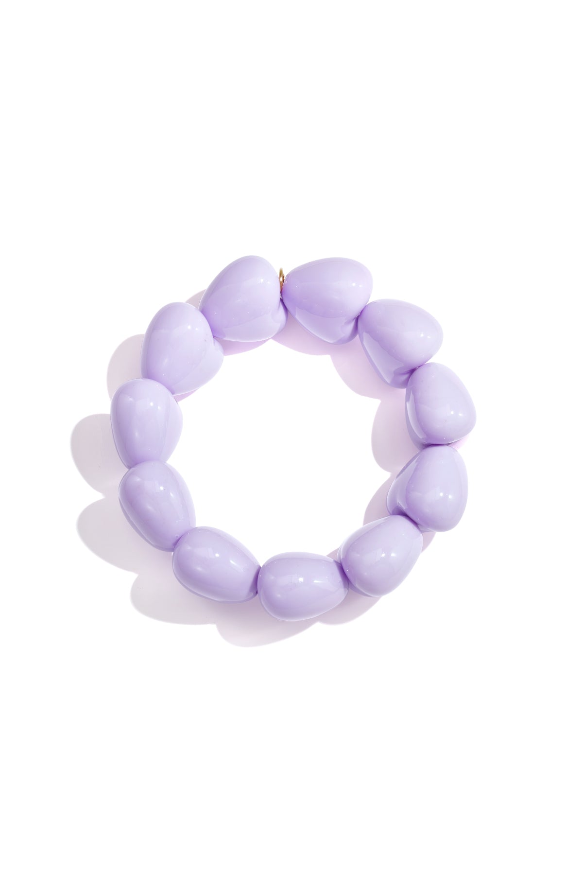 Bracelet en forme de grand cœur à 11 perles