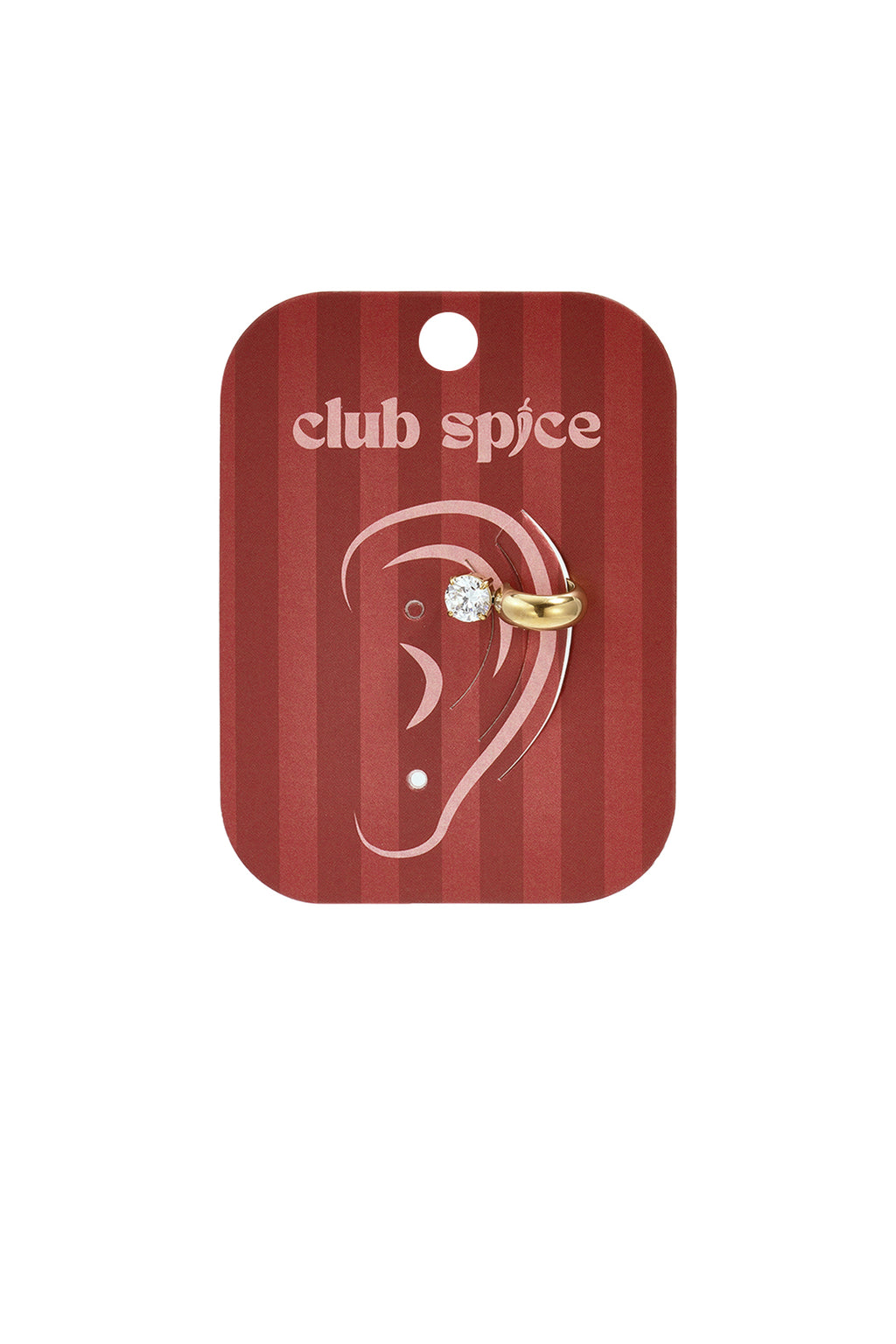 Boucles d'oreilles manchettes en acier inoxydable, forme géométrique, collection Simple Daily Simple, bijoux pour femmes